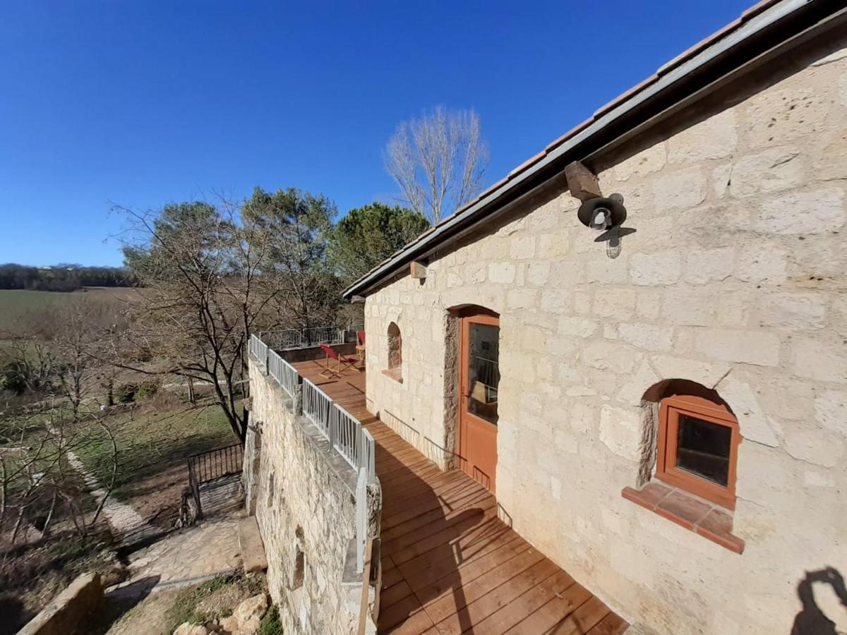 Grand Gite Les Cabanes De Fallot Pour 19 Personnes - Piscine Naturelle L'isle-Bouzon Exterior photo