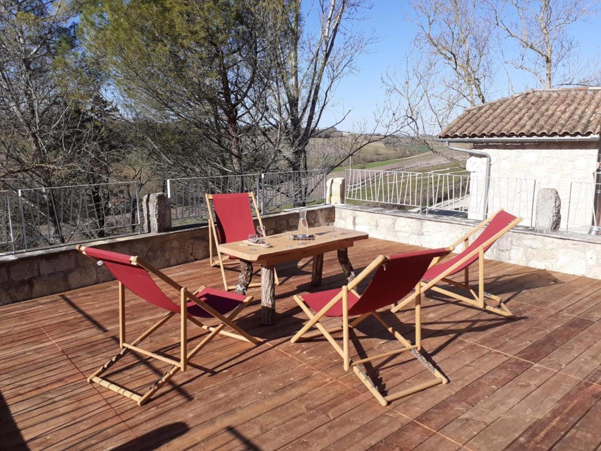 Grand Gite Les Cabanes De Fallot Pour 19 Personnes - Piscine Naturelle L'isle-Bouzon Exterior photo